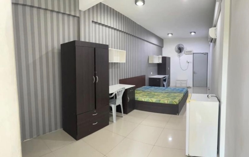 room for rent, studio, jalan kampar barat, Fully Furnished Kampus West City Studio For Rent