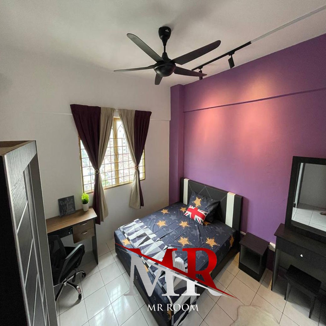 room for rent, master room, taman sepakat indah, MALE MASTER ROOM AT SRI RAYA APARTMENT KAJANG