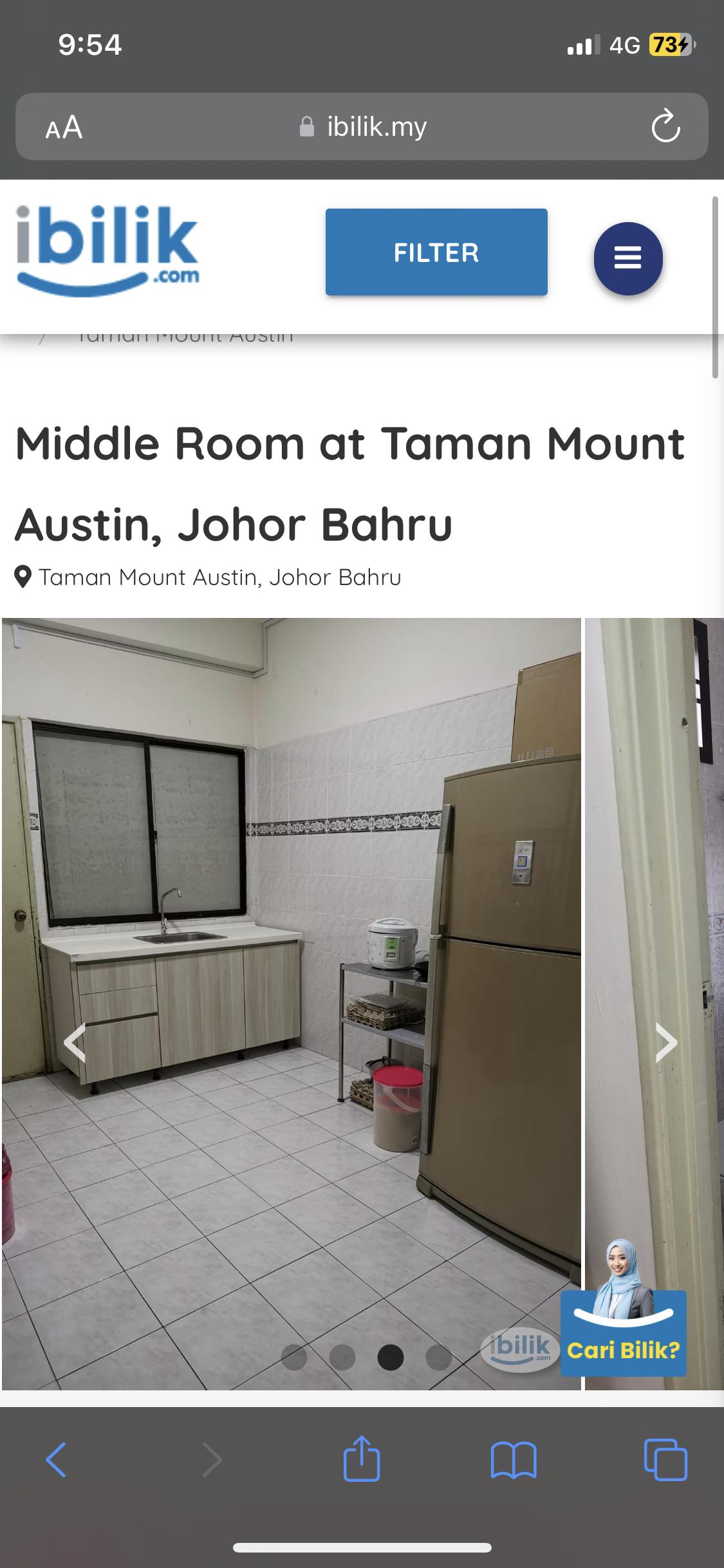 room for rent, single room, taman mount austin, Nothing