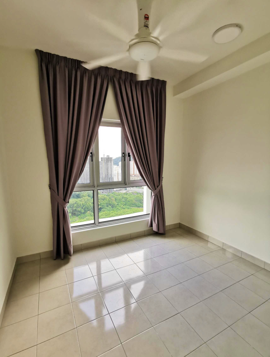 room for rent, full unit, jalan 112h, Master bedroom with a private bathroom fully furnished