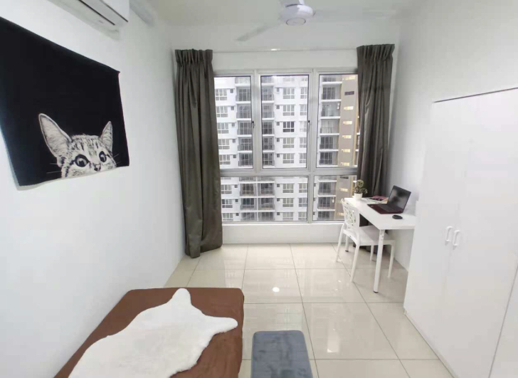 room for rent, studio, union heights condominium, Fully furnished studio with private bathroom and kitchen , pet allowed